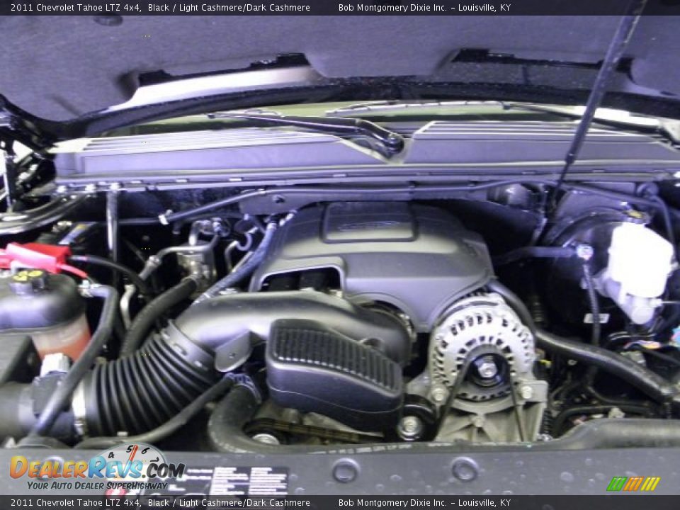 2011 Chevrolet Tahoe LTZ 4x4 Black / Light Cashmere/Dark Cashmere Photo #4