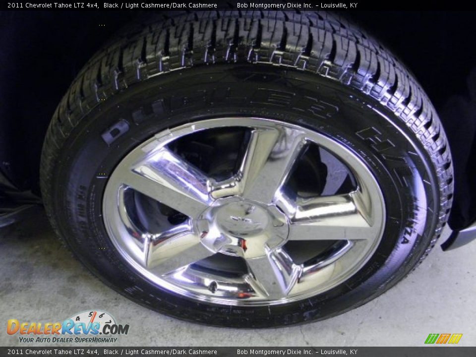 2011 Chevrolet Tahoe LTZ 4x4 Black / Light Cashmere/Dark Cashmere Photo #5