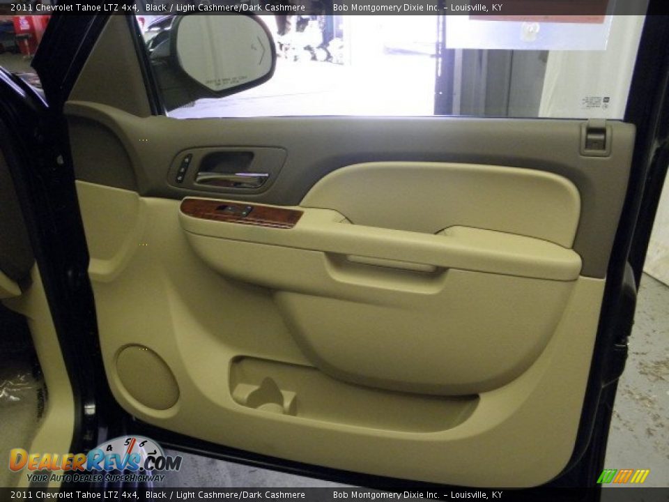 2011 Chevrolet Tahoe LTZ 4x4 Black / Light Cashmere/Dark Cashmere Photo #7