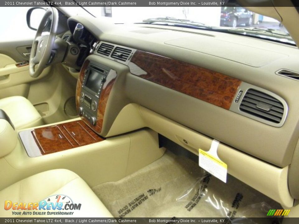 2011 Chevrolet Tahoe LTZ 4x4 Black / Light Cashmere/Dark Cashmere Photo #8