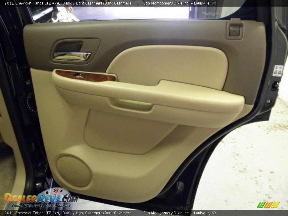 2011 Chevrolet Tahoe LTZ 4x4 Black / Light Cashmere/Dark Cashmere Photo #11