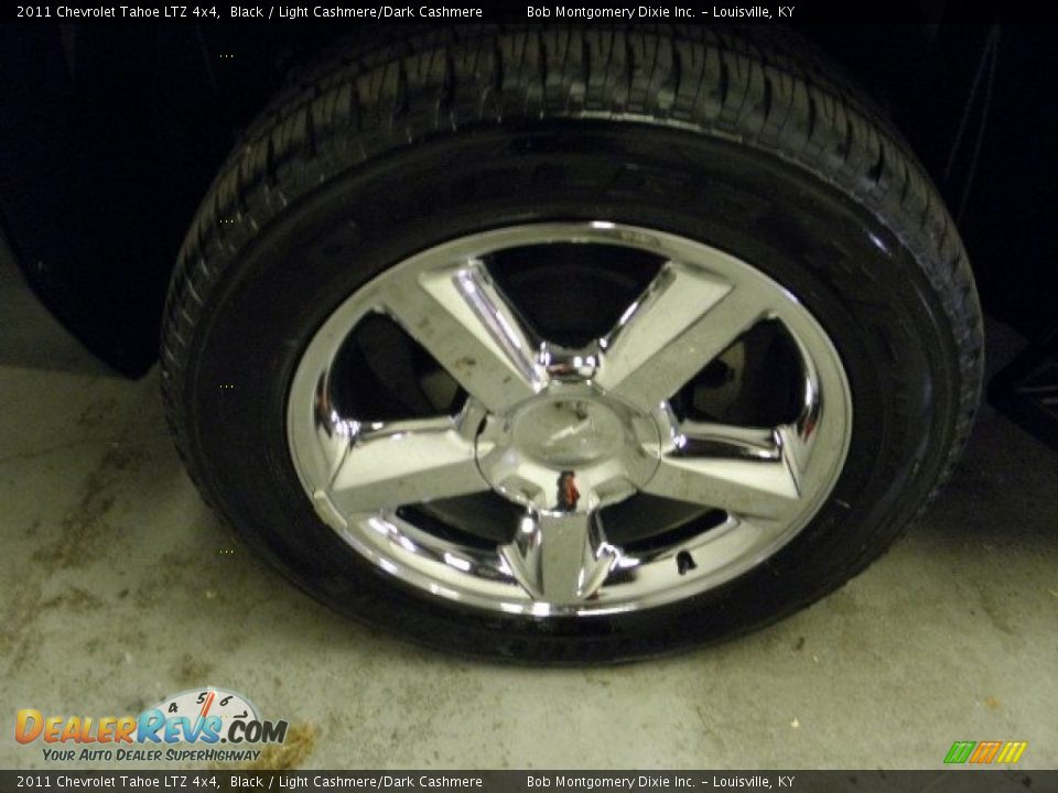 2011 Chevrolet Tahoe LTZ 4x4 Black / Light Cashmere/Dark Cashmere Photo #16