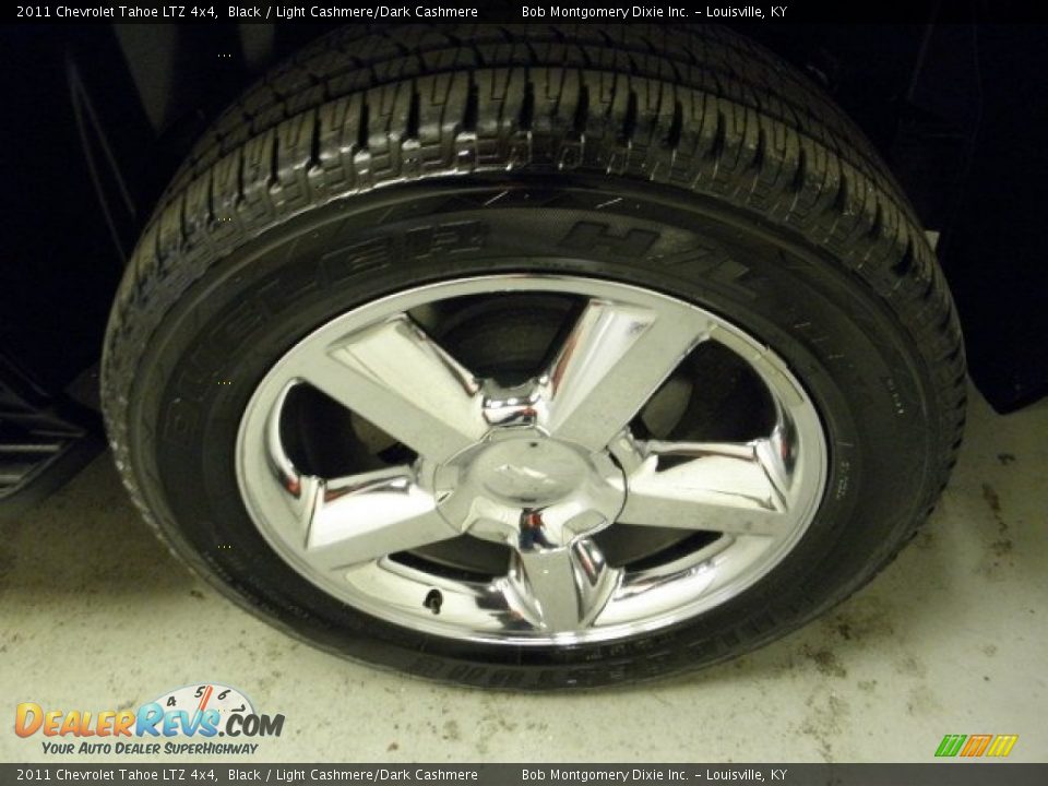 2011 Chevrolet Tahoe LTZ 4x4 Black / Light Cashmere/Dark Cashmere Photo #17