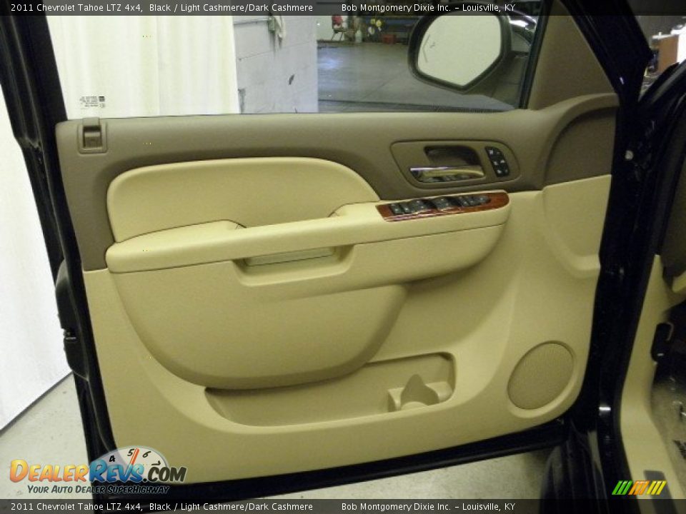 2011 Chevrolet Tahoe LTZ 4x4 Black / Light Cashmere/Dark Cashmere Photo #21