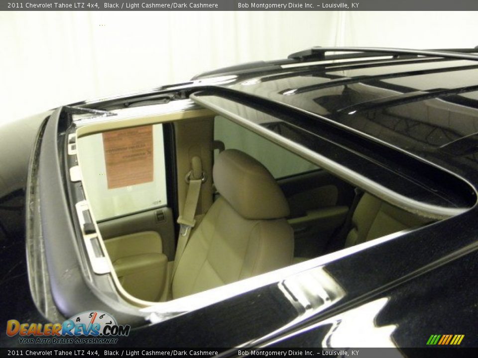 2011 Chevrolet Tahoe LTZ 4x4 Black / Light Cashmere/Dark Cashmere Photo #26