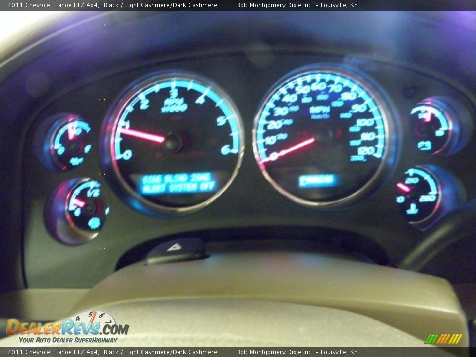 2011 Chevrolet Tahoe LTZ 4x4 Black / Light Cashmere/Dark Cashmere Photo #27