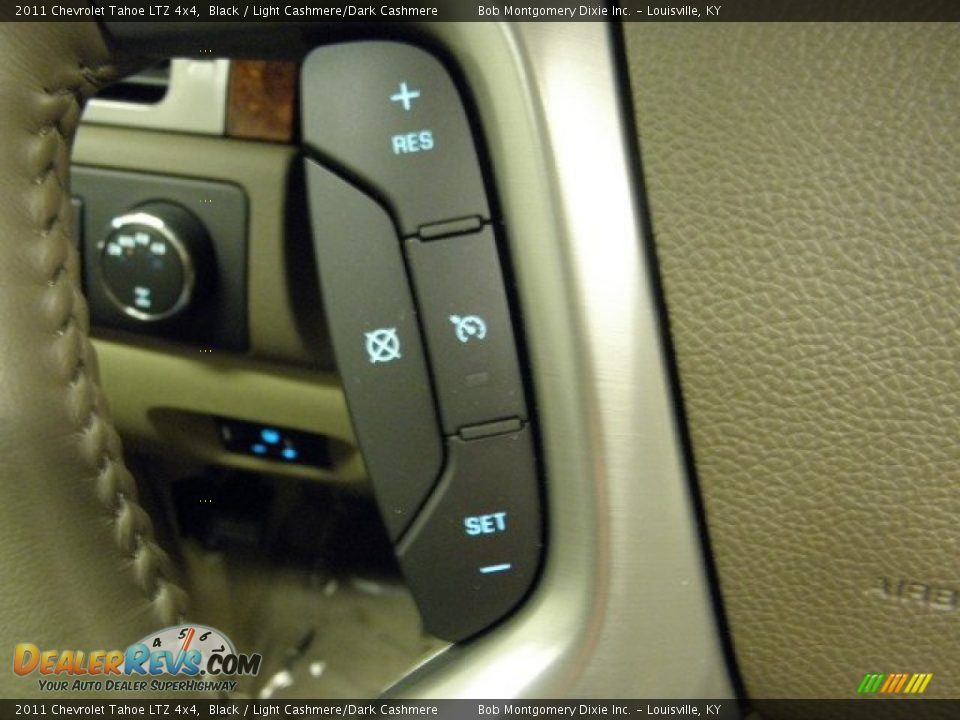 2011 Chevrolet Tahoe LTZ 4x4 Black / Light Cashmere/Dark Cashmere Photo #29