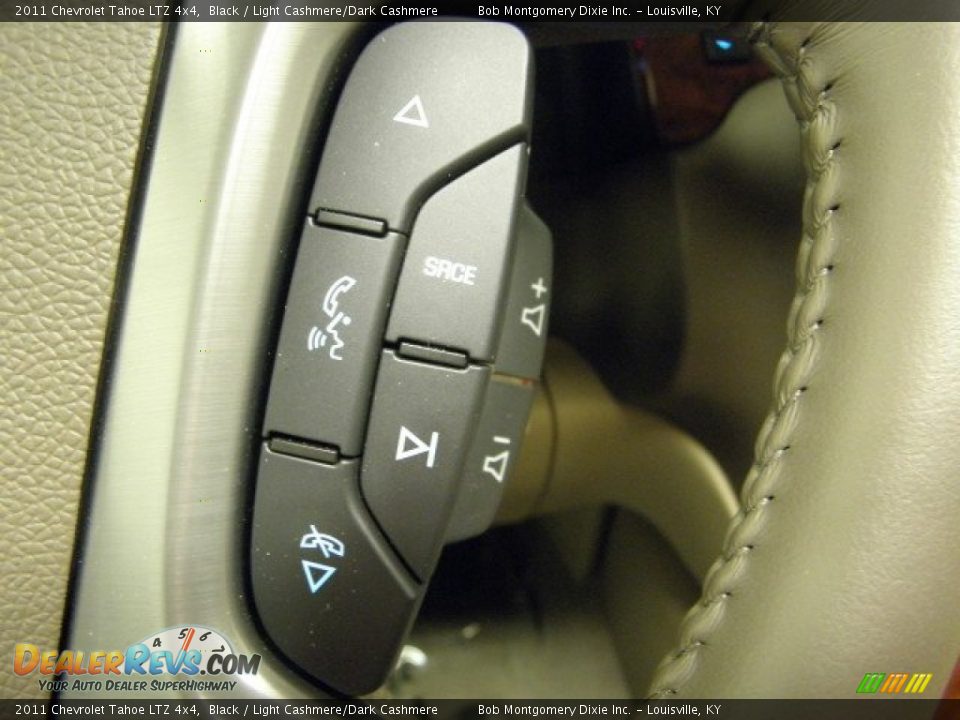 2011 Chevrolet Tahoe LTZ 4x4 Black / Light Cashmere/Dark Cashmere Photo #30