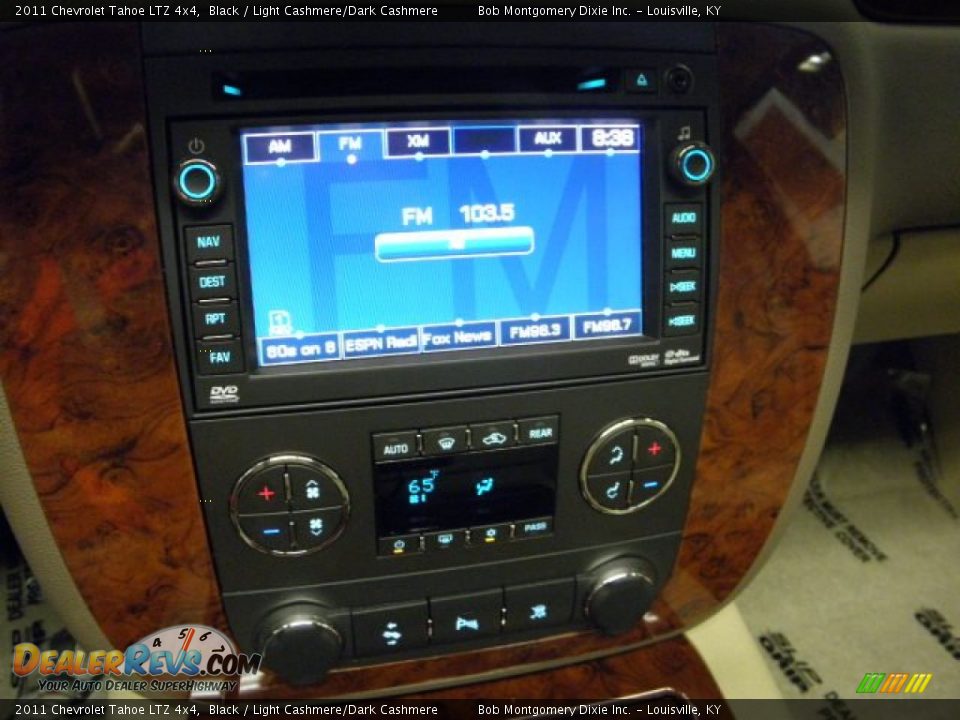 2011 Chevrolet Tahoe LTZ 4x4 Black / Light Cashmere/Dark Cashmere Photo #32