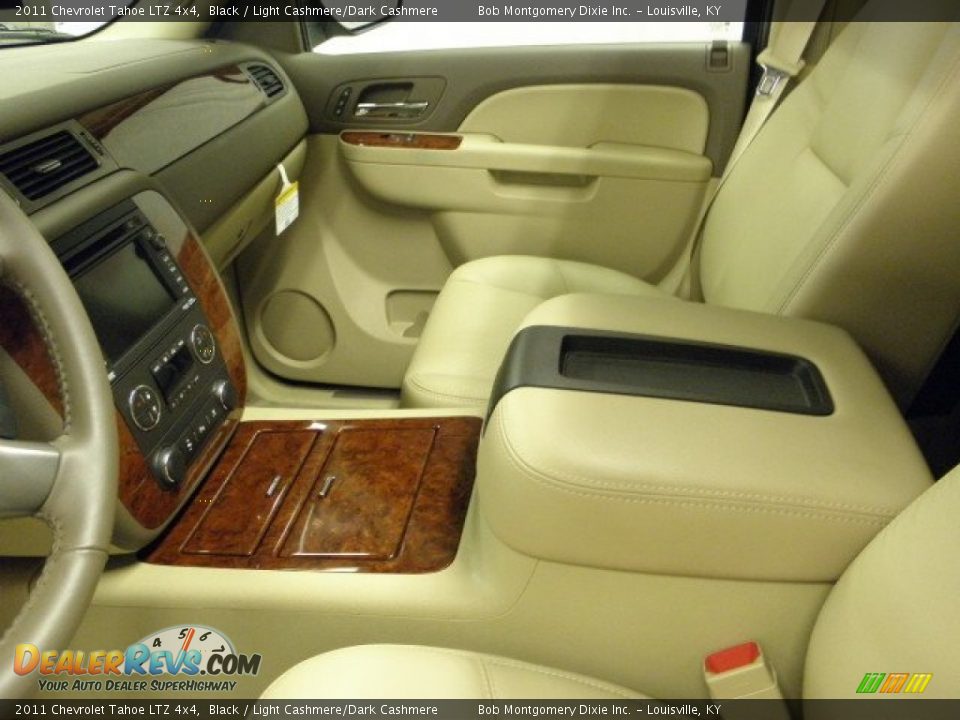 2011 Chevrolet Tahoe LTZ 4x4 Black / Light Cashmere/Dark Cashmere Photo #33