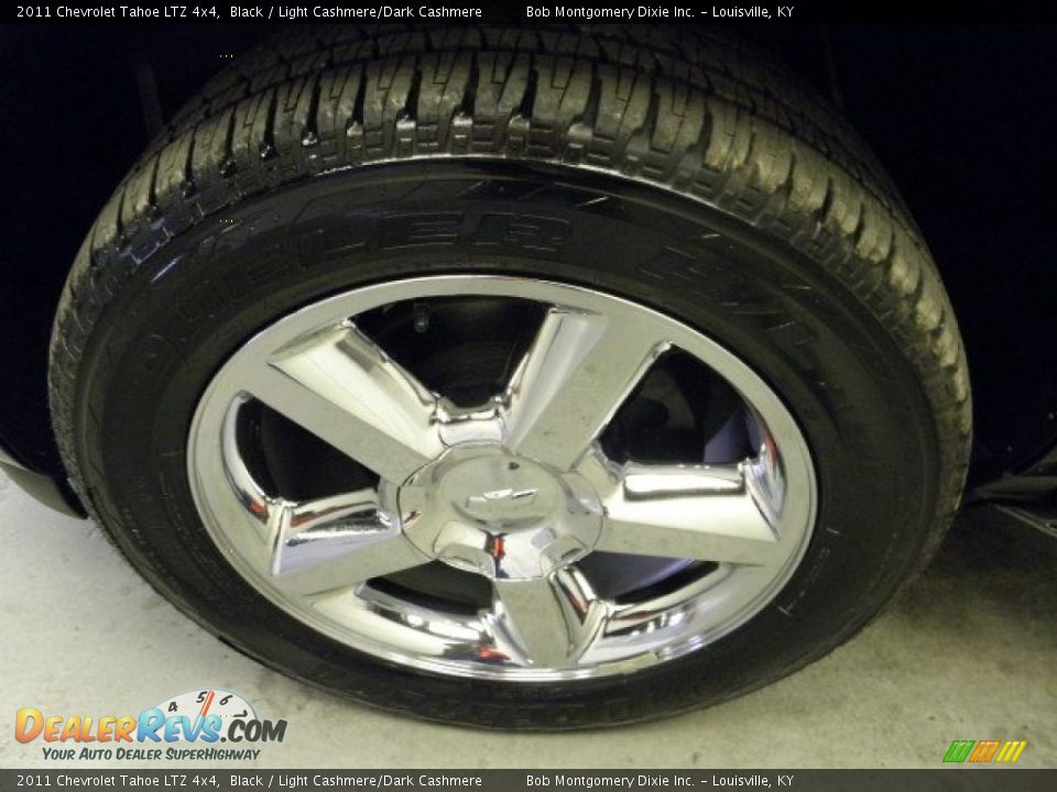 2011 Chevrolet Tahoe LTZ 4x4 Black / Light Cashmere/Dark Cashmere Photo #35