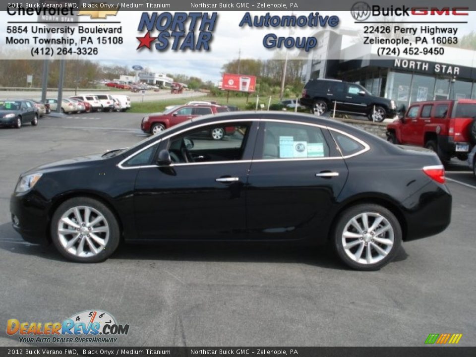 2012 Buick Verano FWD Black Onyx / Medium Titanium Photo #1