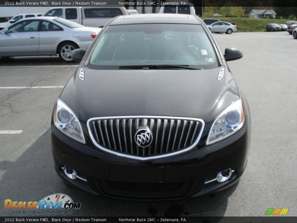 2012 Buick Verano FWD Black Onyx / Medium Titanium Photo #3