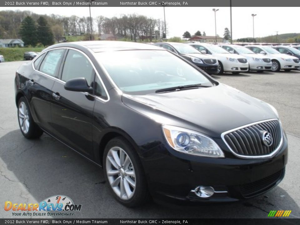 2012 Buick Verano FWD Black Onyx / Medium Titanium Photo #4