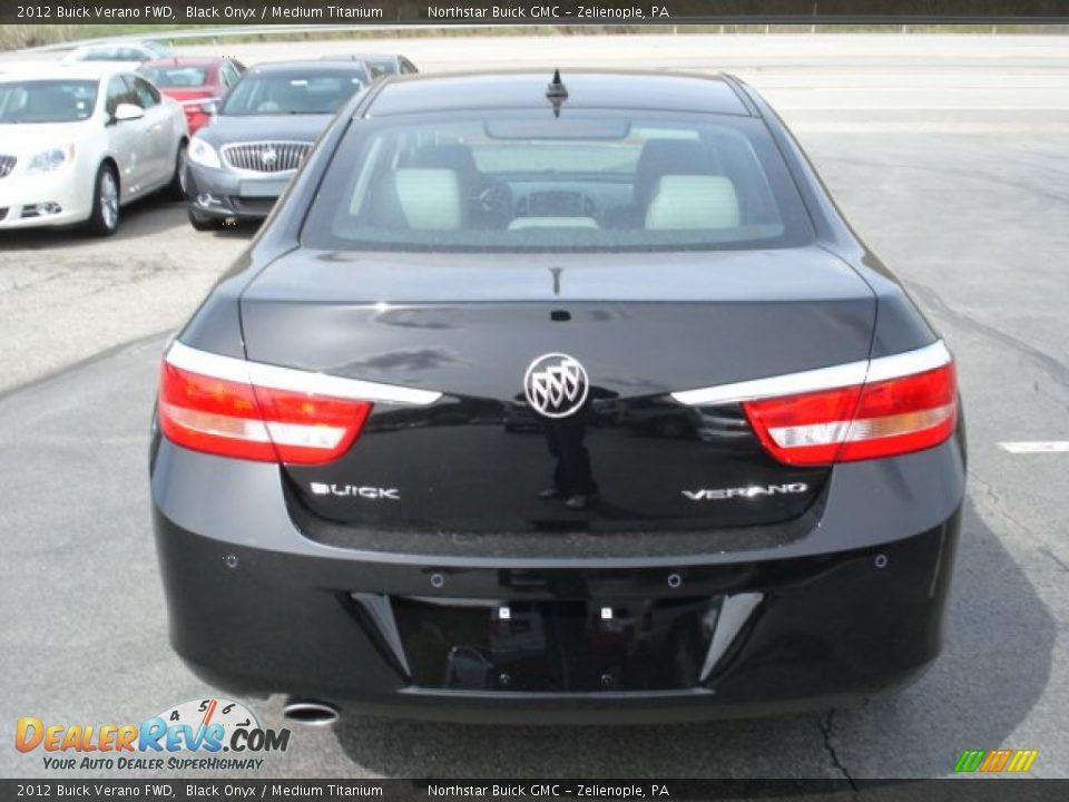 2012 Buick Verano FWD Black Onyx / Medium Titanium Photo #7
