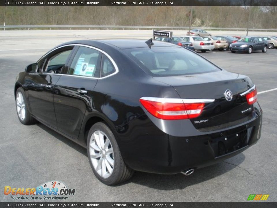 2012 Buick Verano FWD Black Onyx / Medium Titanium Photo #8