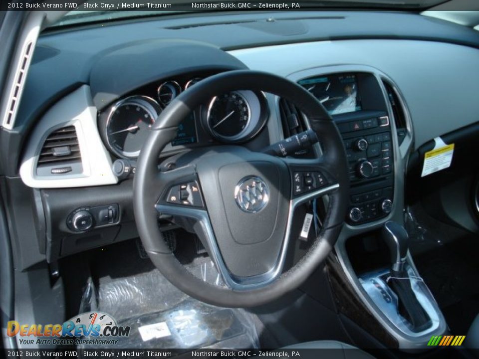 2012 Buick Verano FWD Black Onyx / Medium Titanium Photo #10
