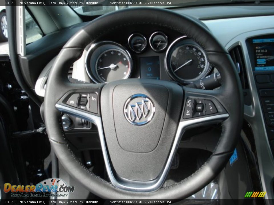 2012 Buick Verano FWD Black Onyx / Medium Titanium Photo #18