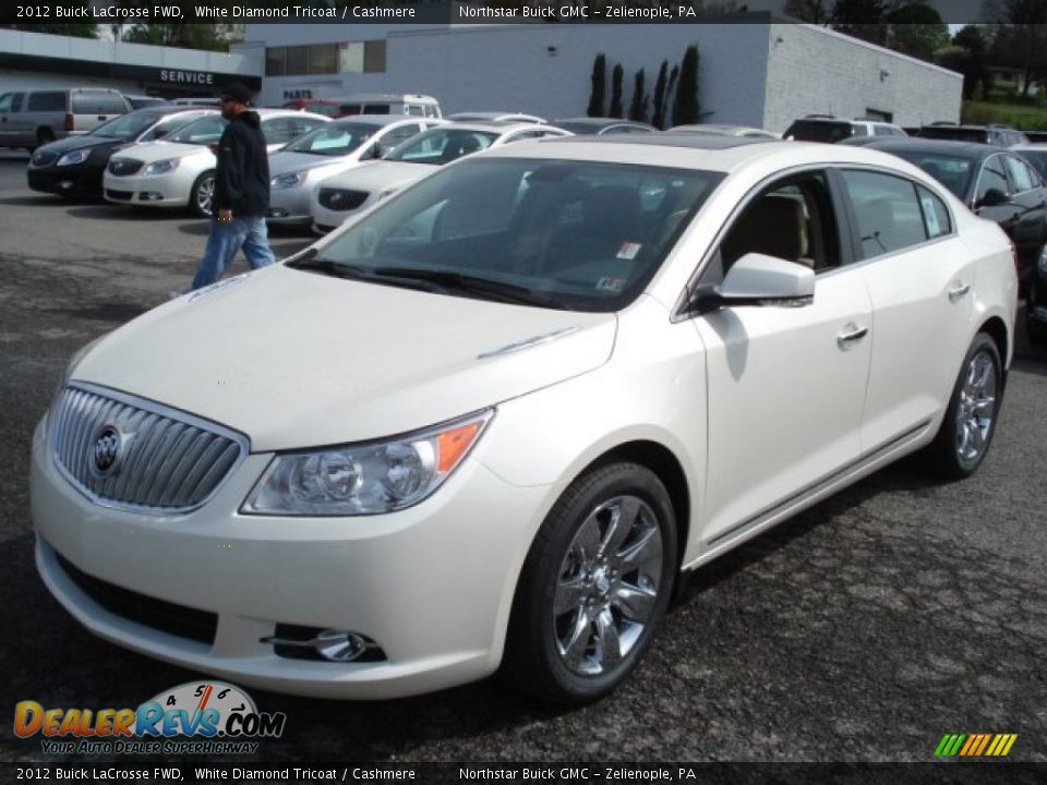 2012 Buick LaCrosse FWD White Diamond Tricoat / Cashmere Photo #2