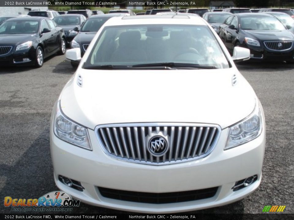 2012 Buick LaCrosse FWD White Diamond Tricoat / Cashmere Photo #3