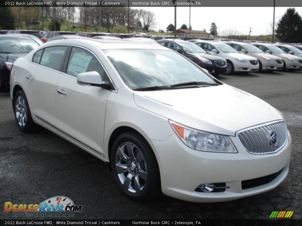 2012 Buick LaCrosse FWD White Diamond Tricoat / Cashmere Photo #4
