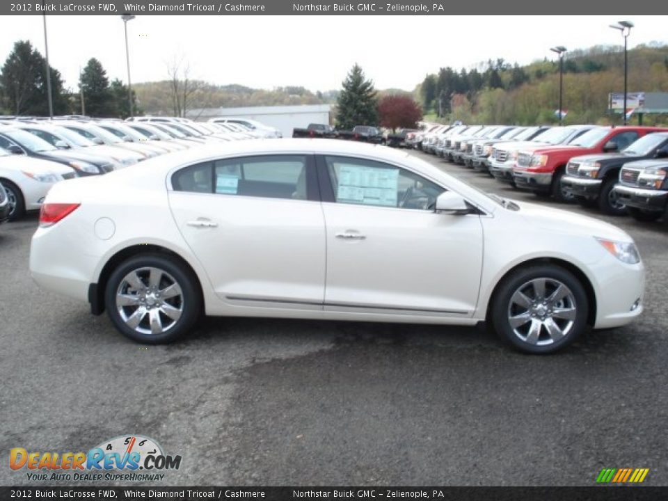 2012 Buick LaCrosse FWD White Diamond Tricoat / Cashmere Photo #5