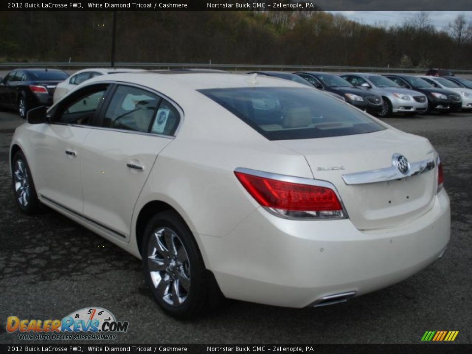 2012 Buick LaCrosse FWD White Diamond Tricoat / Cashmere Photo #8