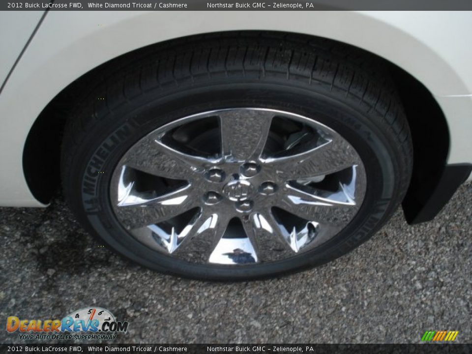 2012 Buick LaCrosse FWD White Diamond Tricoat / Cashmere Photo #9
