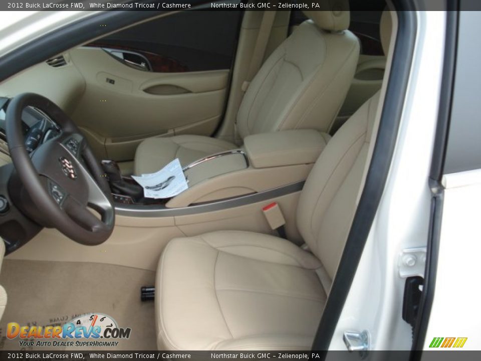 2012 Buick LaCrosse FWD White Diamond Tricoat / Cashmere Photo #11