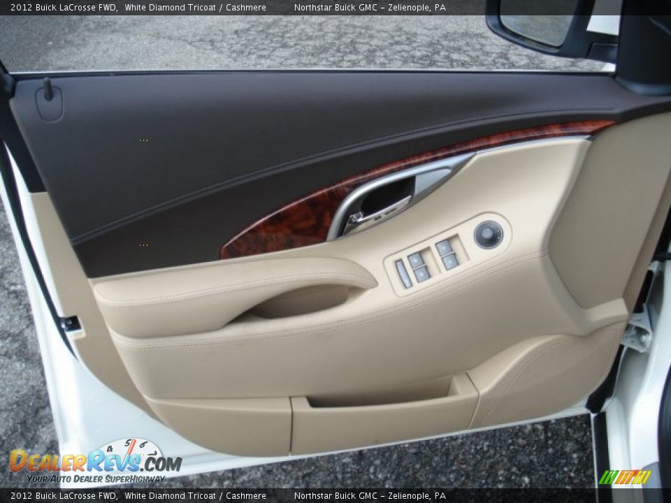 2012 Buick LaCrosse FWD White Diamond Tricoat / Cashmere Photo #12