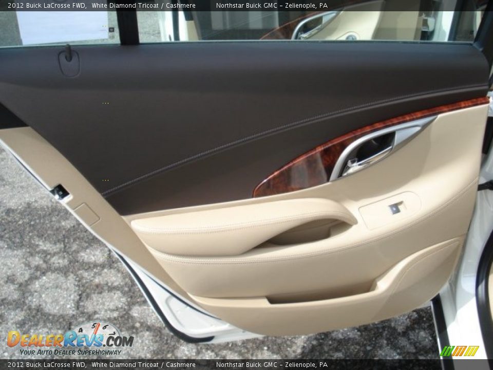 2012 Buick LaCrosse FWD White Diamond Tricoat / Cashmere Photo #14