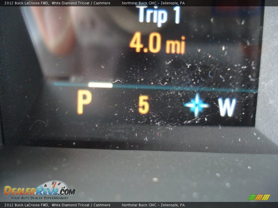 2012 Buick LaCrosse FWD White Diamond Tricoat / Cashmere Photo #19
