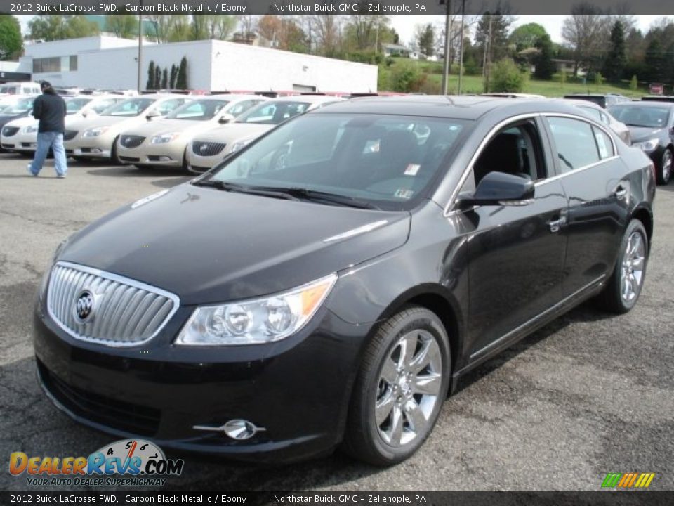2012 Buick LaCrosse FWD Carbon Black Metallic / Ebony Photo #2