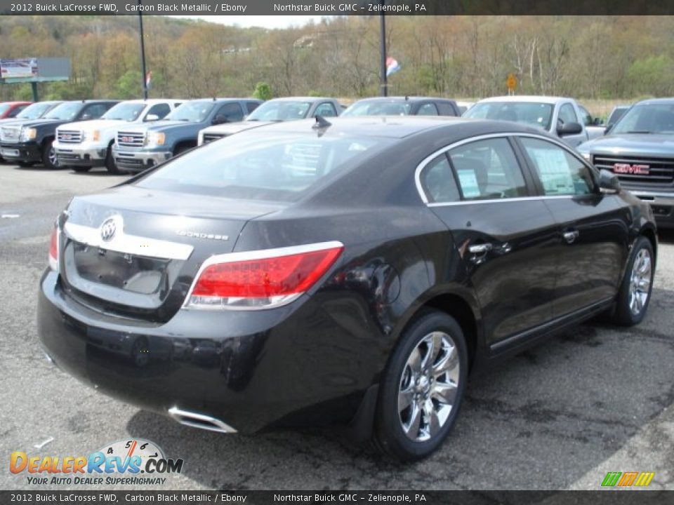 2012 Buick LaCrosse FWD Carbon Black Metallic / Ebony Photo #6
