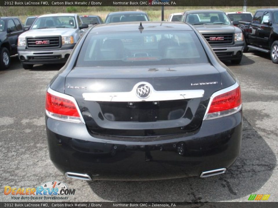 2012 Buick LaCrosse FWD Carbon Black Metallic / Ebony Photo #7