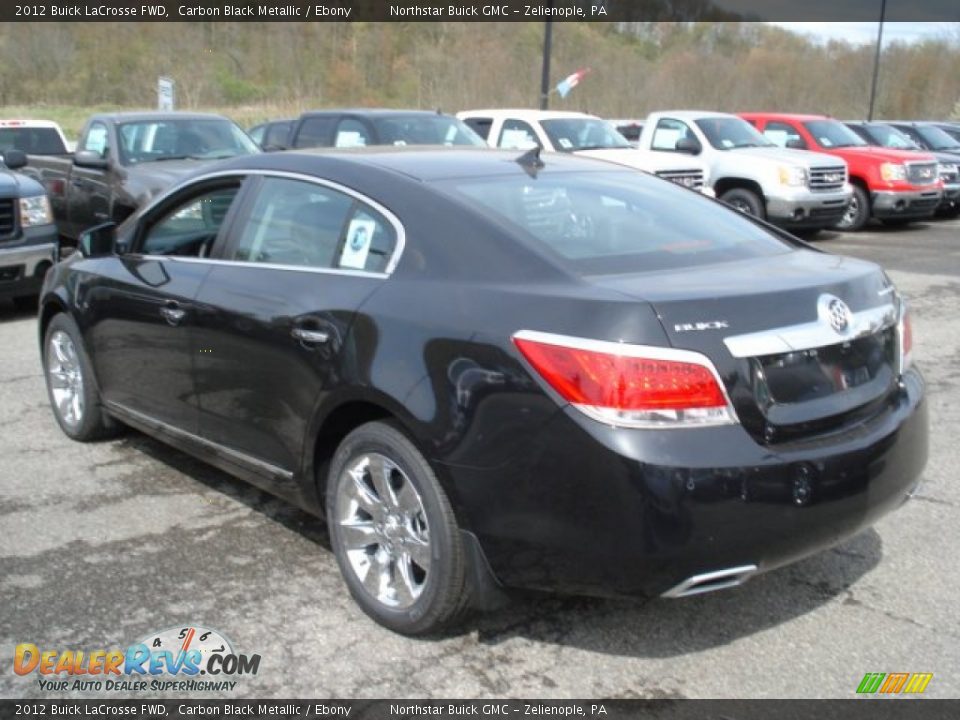 2012 Buick LaCrosse FWD Carbon Black Metallic / Ebony Photo #8