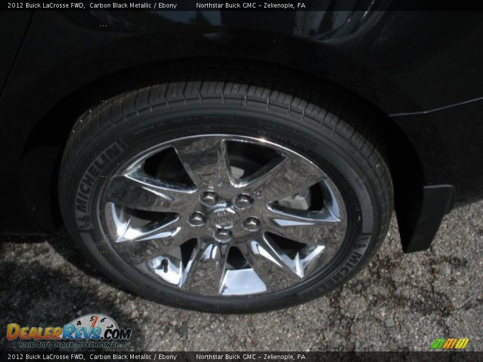 2012 Buick LaCrosse FWD Carbon Black Metallic / Ebony Photo #9