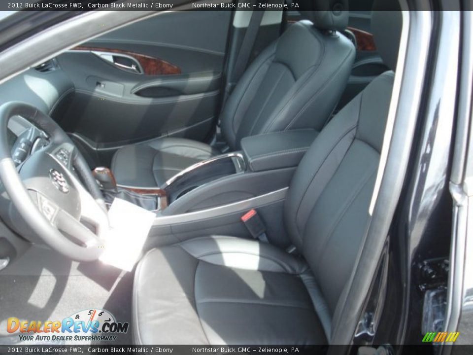 2012 Buick LaCrosse FWD Carbon Black Metallic / Ebony Photo #11