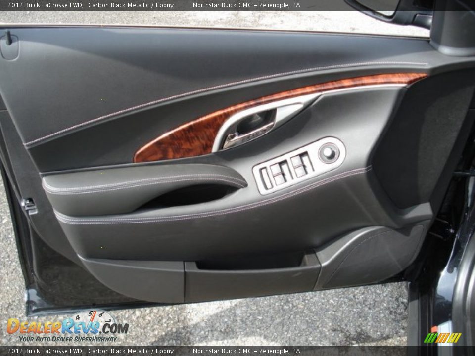 2012 Buick LaCrosse FWD Carbon Black Metallic / Ebony Photo #12