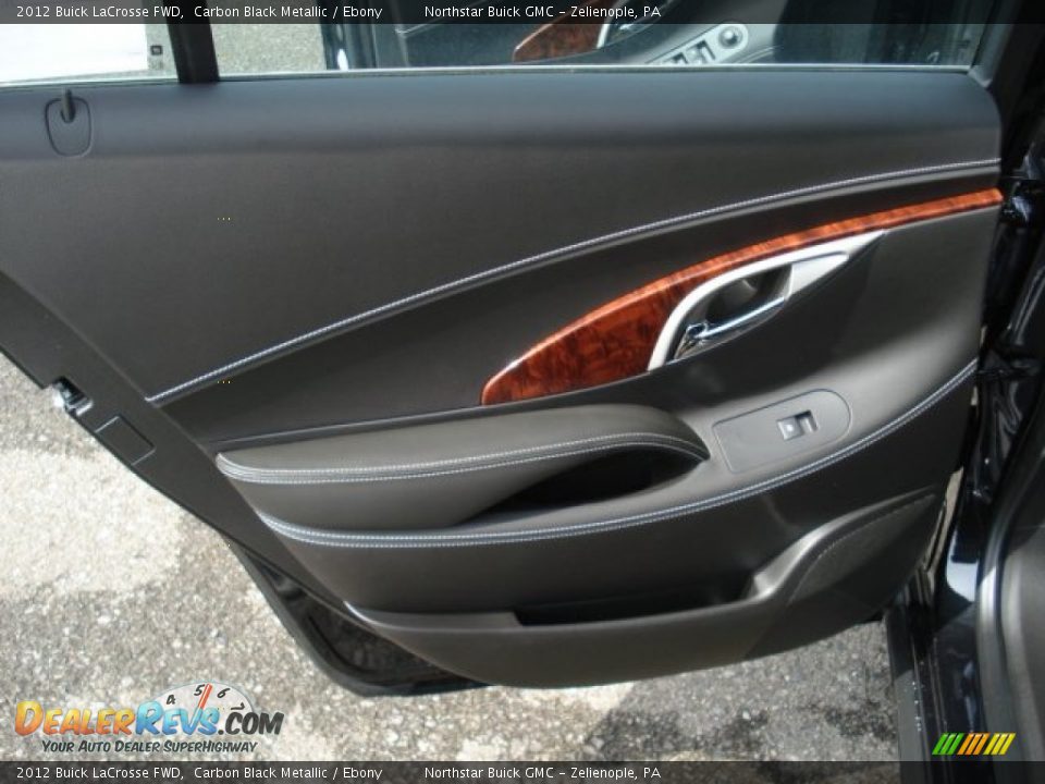 2012 Buick LaCrosse FWD Carbon Black Metallic / Ebony Photo #14