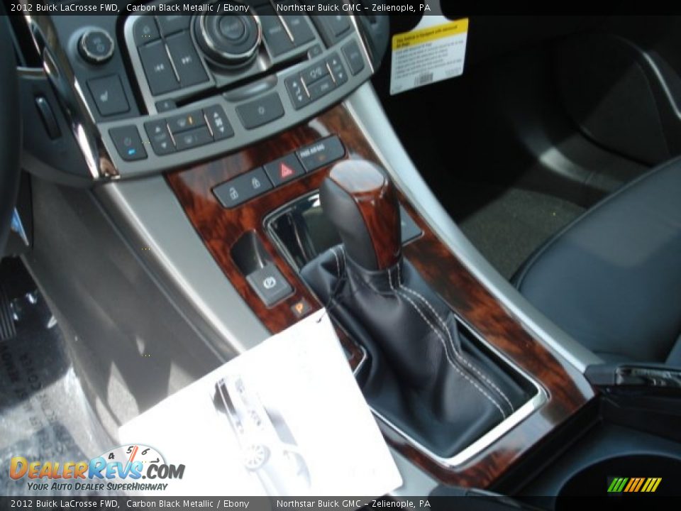 2012 Buick LaCrosse FWD Carbon Black Metallic / Ebony Photo #17