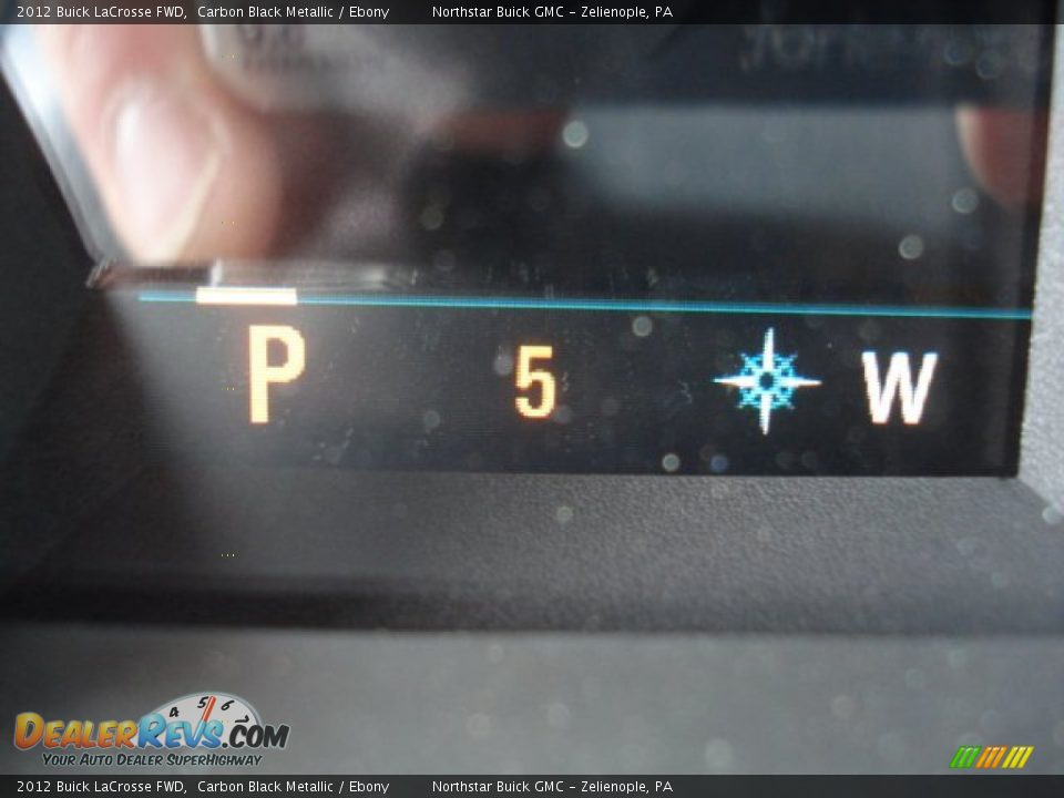 2012 Buick LaCrosse FWD Carbon Black Metallic / Ebony Photo #19