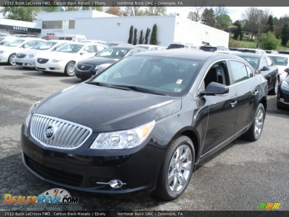 2012 Buick LaCrosse FWD Carbon Black Metallic / Ebony Photo #2