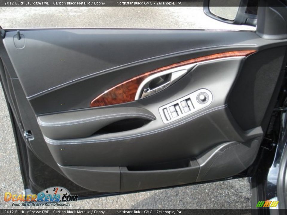 2012 Buick LaCrosse FWD Carbon Black Metallic / Ebony Photo #10