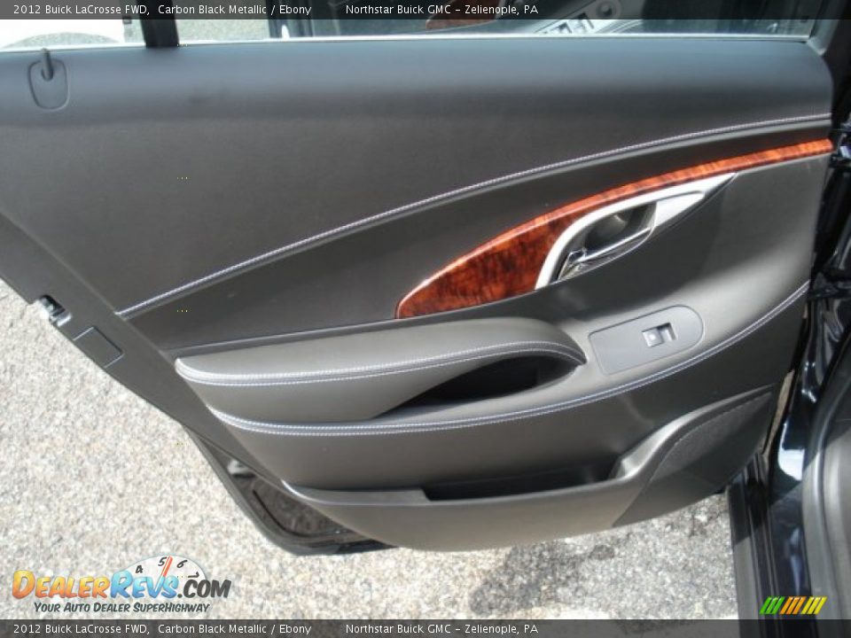 2012 Buick LaCrosse FWD Carbon Black Metallic / Ebony Photo #12
