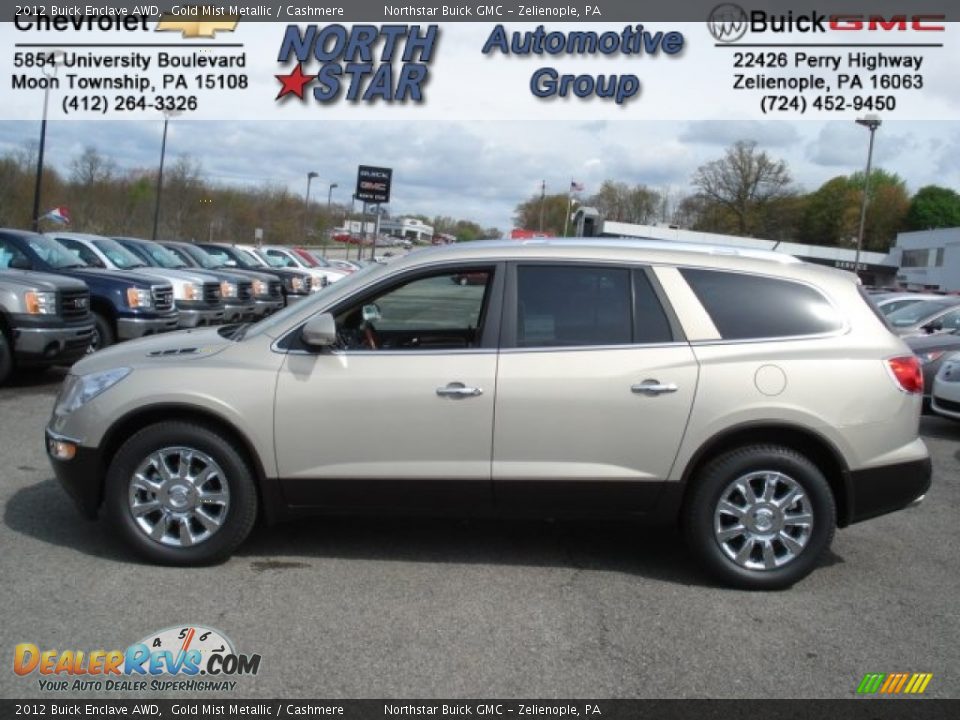 2012 Buick Enclave AWD Gold Mist Metallic / Cashmere Photo #1