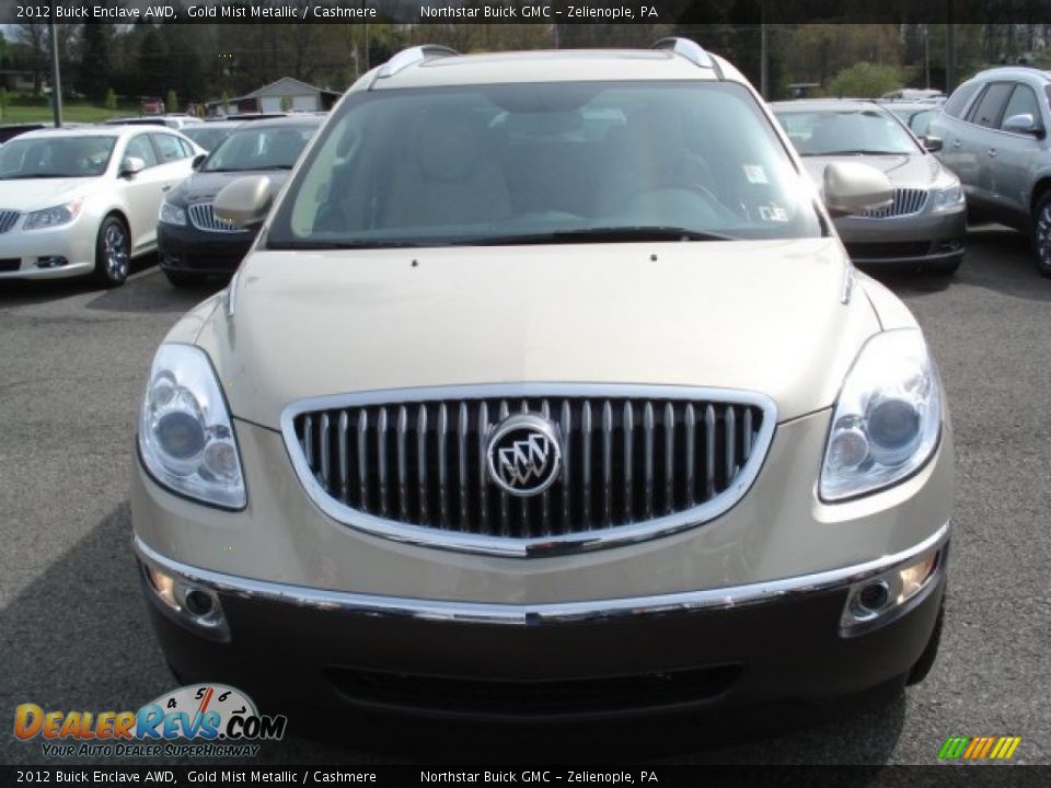 2012 Buick Enclave AWD Gold Mist Metallic / Cashmere Photo #3