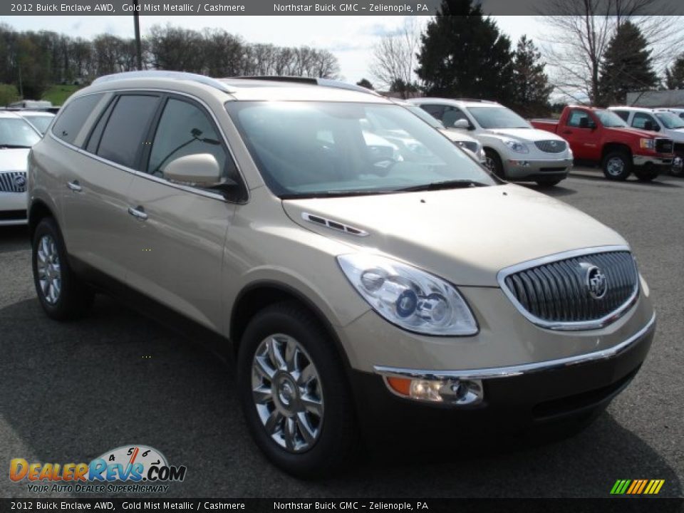 2012 Buick Enclave AWD Gold Mist Metallic / Cashmere Photo #4