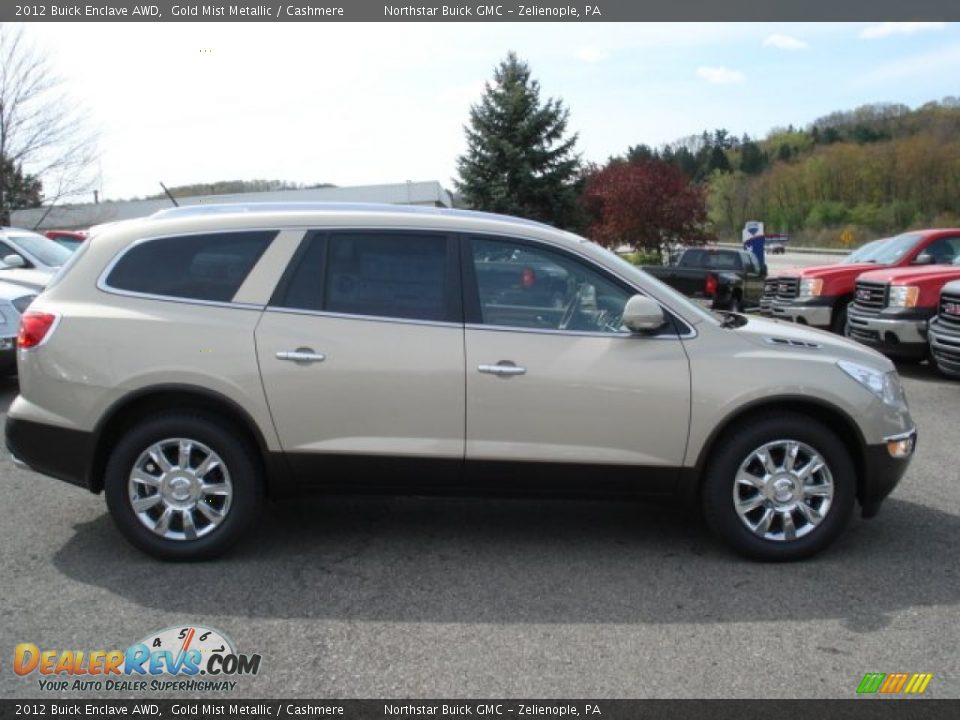 2012 Buick Enclave AWD Gold Mist Metallic / Cashmere Photo #5
