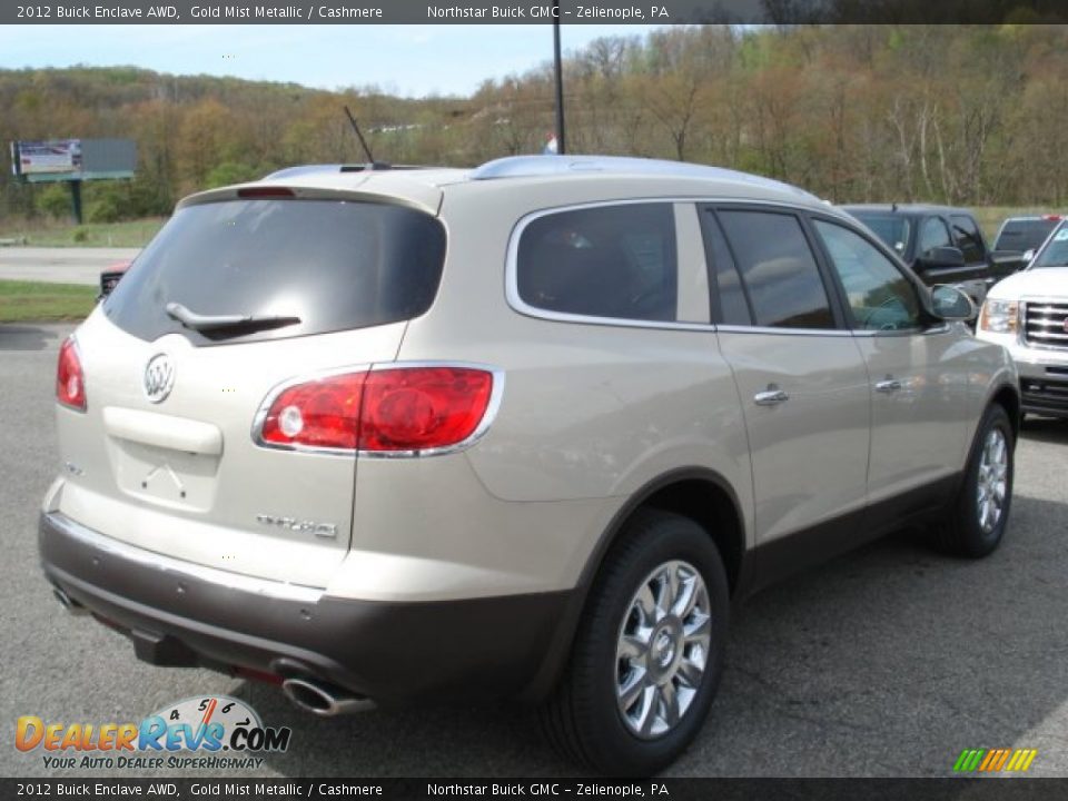 2012 Buick Enclave AWD Gold Mist Metallic / Cashmere Photo #6